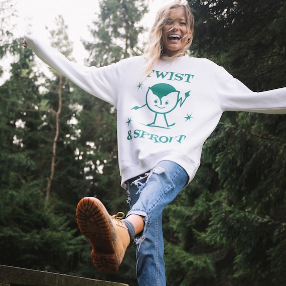 Twist and Sprout Women s Christmas Jumper Etsy Ireland