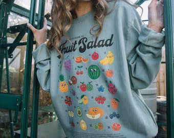 Fruit Salad Guide Women's Graphic Sweatshirt