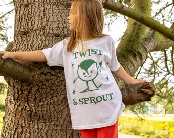 Twist And Sprout Girls' Christmas T-Shirt