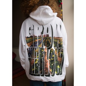 Grow With The Flow Women's Slogan Hoodie