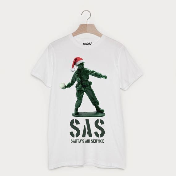 BATCH1 TOY SOLDIER WITH CHRISTMAS HAT FESTIVE XMAS KIDS SWEATSHIRT JUMPER