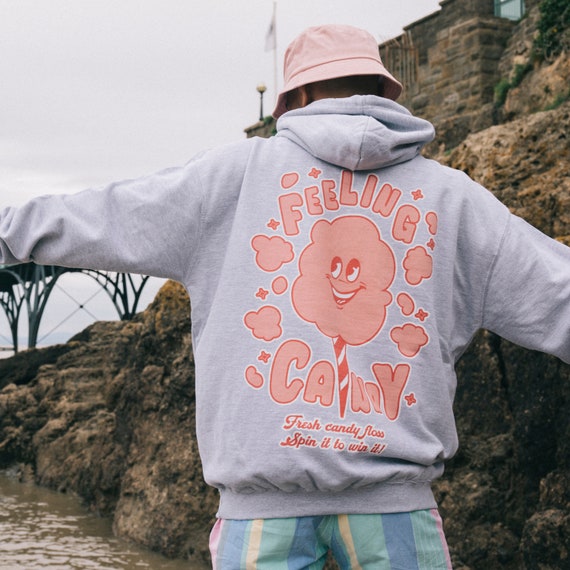 Feeling Candy Men's Staycation Slogan Hoodie - Etsy