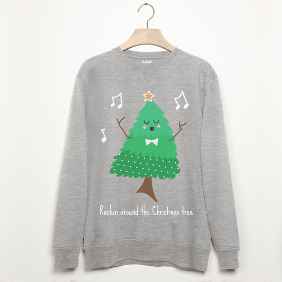 mens christmas tree jumper