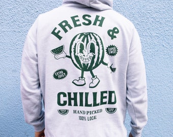 Fresh and Chilled Men's Watermelon Hoodie