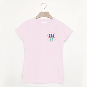 Sea Ya Women's Summer Beach Slogan T Shirt image 3