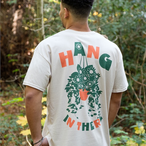 Hang In There Men’s Slogan T-Shirt