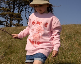 Gimme S'more Girls' Marshmallow Camping Sweatshirt