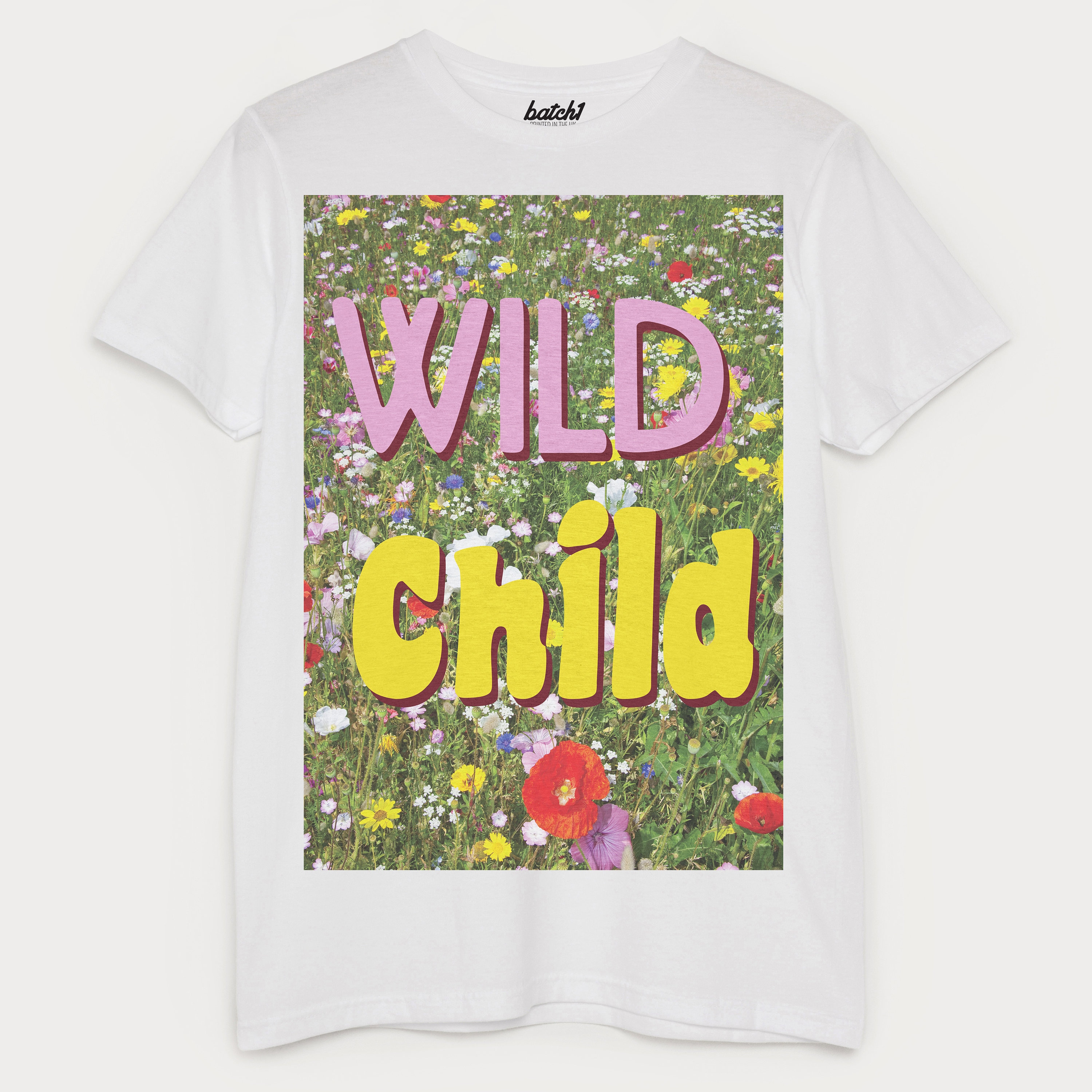 Image of Wild Child Men's Slogan T-Shirt