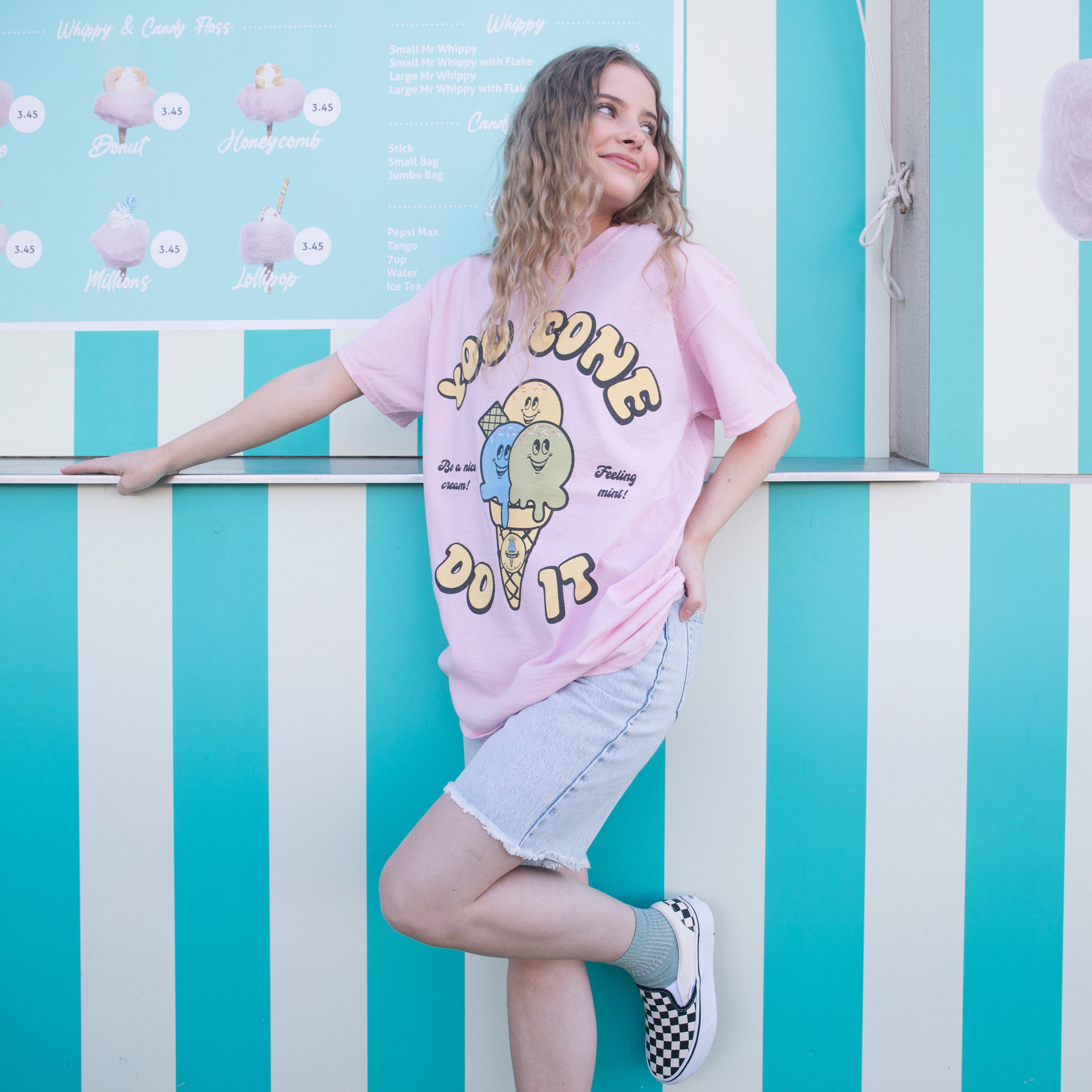 You Cone Do It Women's Ice Cream Graphic T-shirt - Etsy