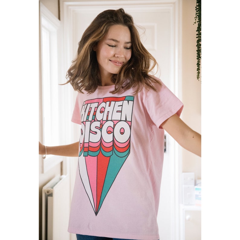 Kitchen Disco Women's Slogan T-Shirt image 4