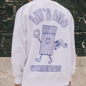 Let&#39;s Lilo Men&#39;s Slogan Sweatshirt with Pool Float Graphic