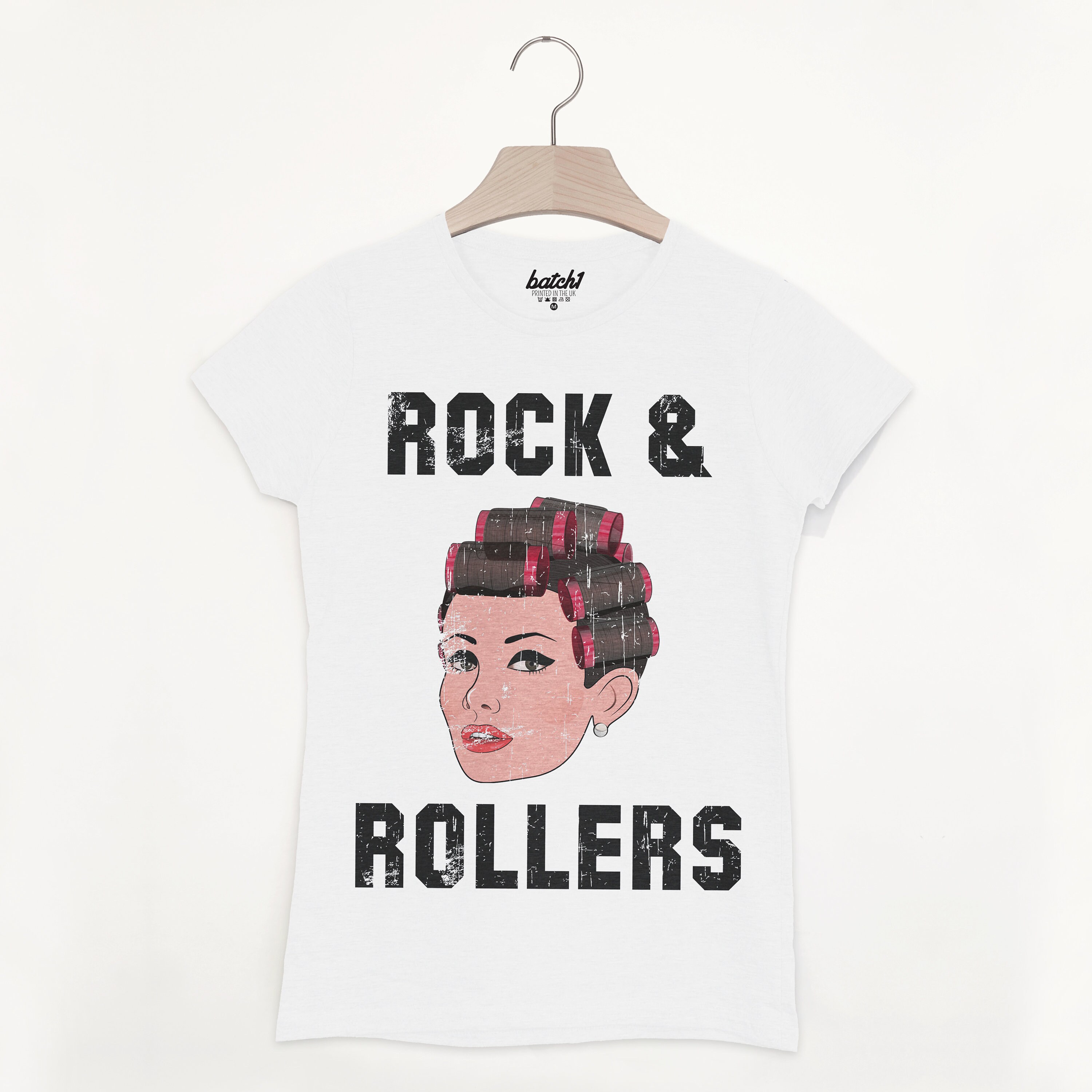 Rock and Rollers T shirt met slogan voor dames Etsy Nederland