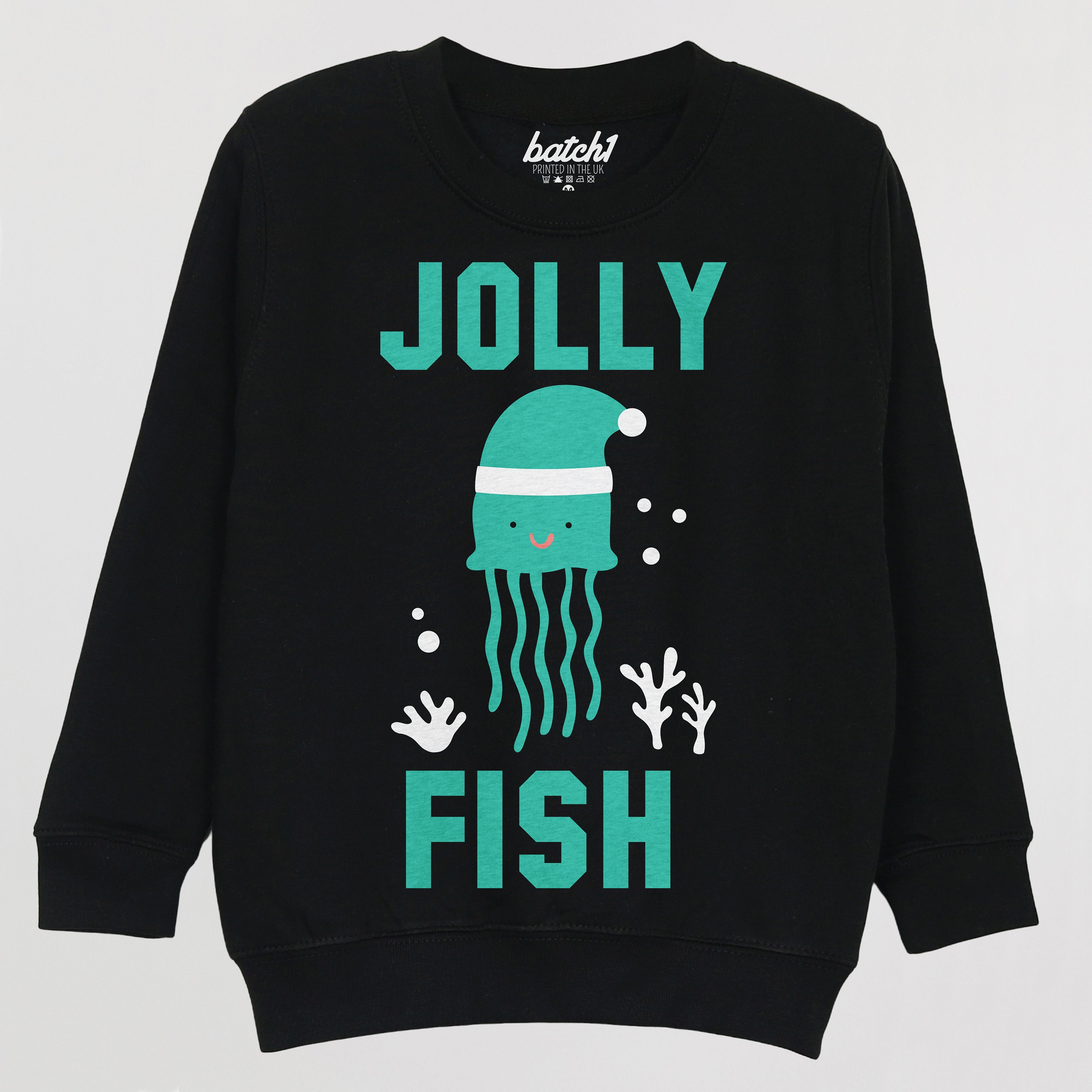 Jolly Fish Children's Christmas Jumper - Etsy