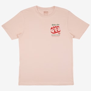Camiseta gráfica unissex Meatball Marinara Sub em pêssego