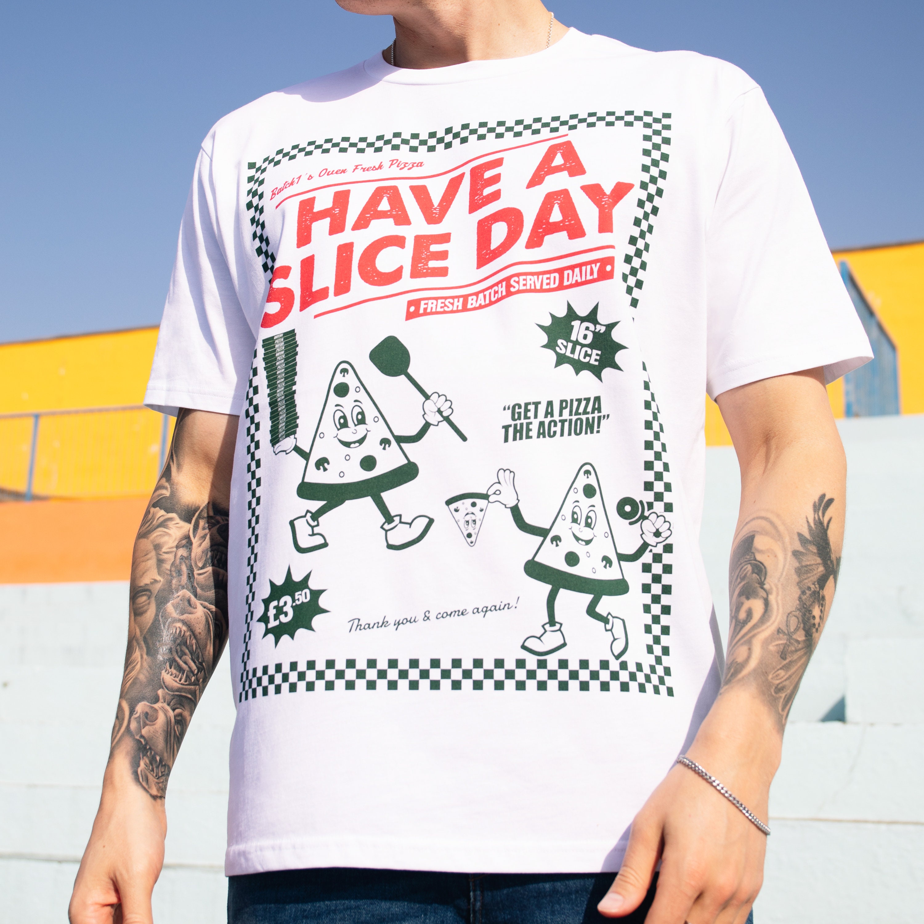 Have A Slice Day Men's Pizza Graphic T-shirt - Etsy