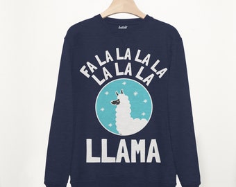 Fa La La Llama Men's Festive Christmas Sweatshirt