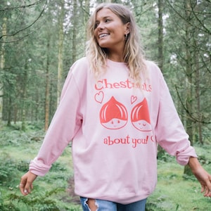Chestnuts About You Women&#39;s Christmas Jumper