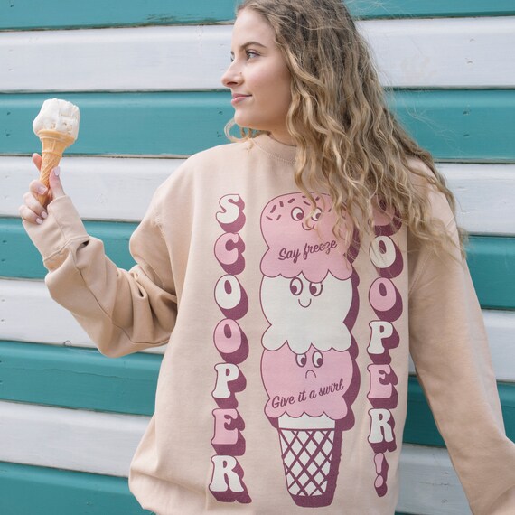 Cream online graphic sweatshirt