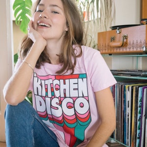 Kitchen Disco Women's Slogan T-Shirt