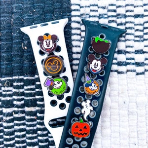 Mickey Ghost Glow in the dark Apple Watch or magic band charm image 3