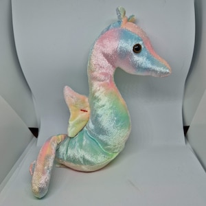 Neon the Seahorse TY beanie baby