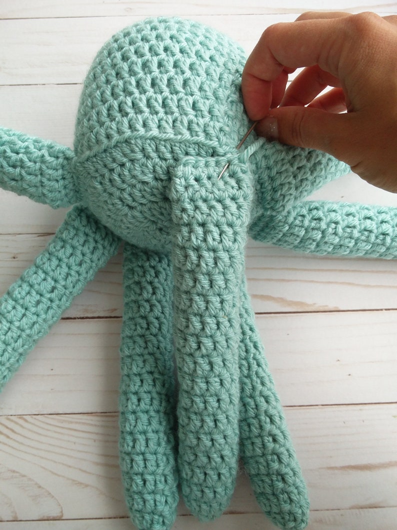 Crochet Octopus pattern, amigurumi octopus pattern, crochet toy pattern, amigurumi animal, amigurumi toys, crochet pattern for babies, image 2