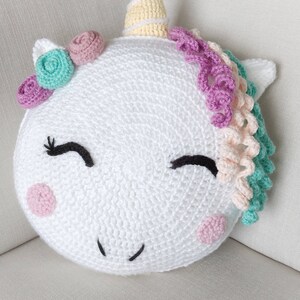 Unicorn/ unicorn gift/ crochet pattern/ unicorn pattern/ knit unicorn/ unicorn room decor/ stuffed unicorn/ pillow pattern/ knit pillow imagem 3