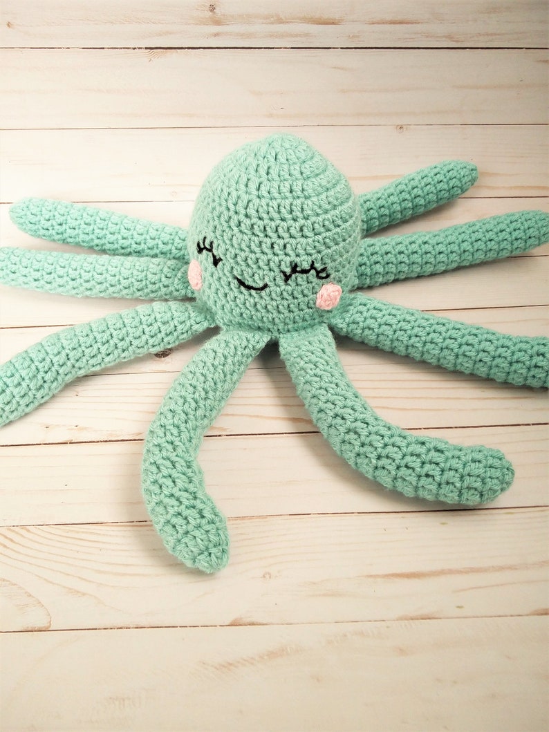 Crochet Octopus pattern, amigurumi octopus pattern, crochet toy pattern, amigurumi animal, amigurumi toys, crochet pattern for babies, image 5