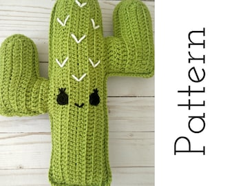 Crochet Saguaro Cactus Pattern / Crochet Pattern / amigurumi Cactus / Cactus pillow / boho nursery pillow pattern / cactus decor/ baby gift