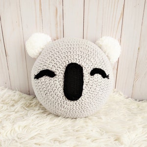 Crochet Pattern Bundle, pillow patterns, crochet pillows, printable pdf, crochet bear patterns, panda bear, koala bear, brown bear, image 3