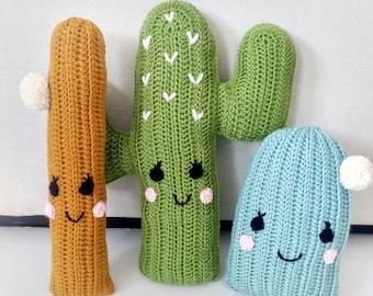 Crochet Cactus Pattern / Amigurumi Cactus Pattern / Cactus Pillow Pattern / Easy Crochet pattern / cactus decor / Boho Crochet Pattern