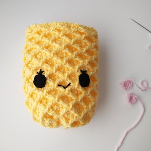 crochet pineapple pattern, crochet toy pattern, PDF crochet Pattern, pineapple gifts, amigurumi crochet pattern, crochet applique pattern image 2