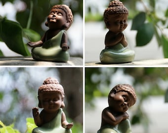 Top Collection Miniature Fairy Garden and Terrarium Cute Yoga Panda-Meditation Lotus Pose Figurine