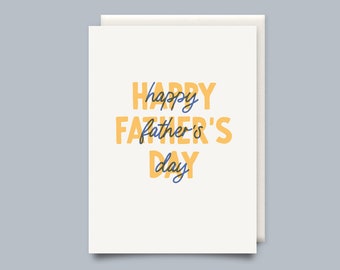 Happy Fathers Day - greeting card - Father's day card