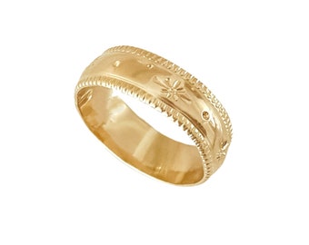Stardust Ring 14k gold filled celestial band ring statement ring