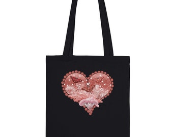 Valentines Day Tote Bag - Vday Tote Bag - Reusable Tote Bag - Fantasy Art Tote Bag - Vday Art Tote - Valentines Day Art - Premium Tote Bag