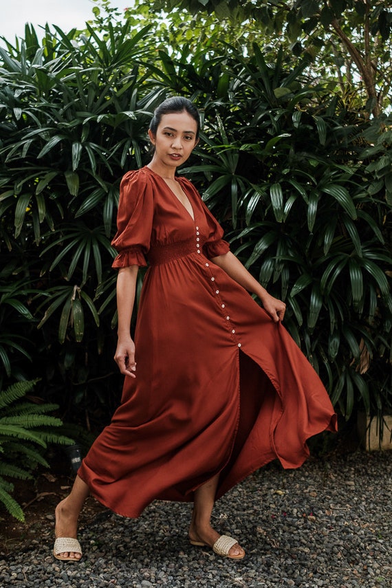 flattering maxi dress