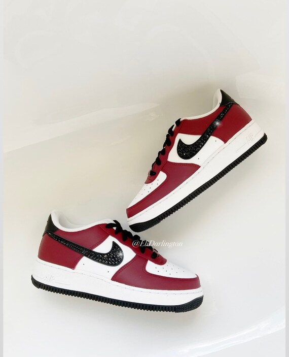 Nike Air Force 1 LV81 GS Sneakers, Custom Nike Sneakers, Swarovski Crystals  - Etsy Canada