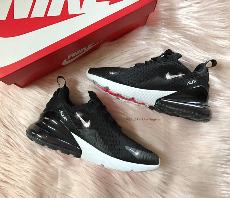 Swarovski Bling Nike Air Max 270 zapatos en cristales | Etsy