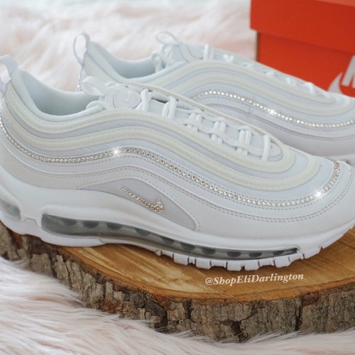 Swarovski Crystals Custom Nike Air Max 97 Sneakers Embellished - Etsy