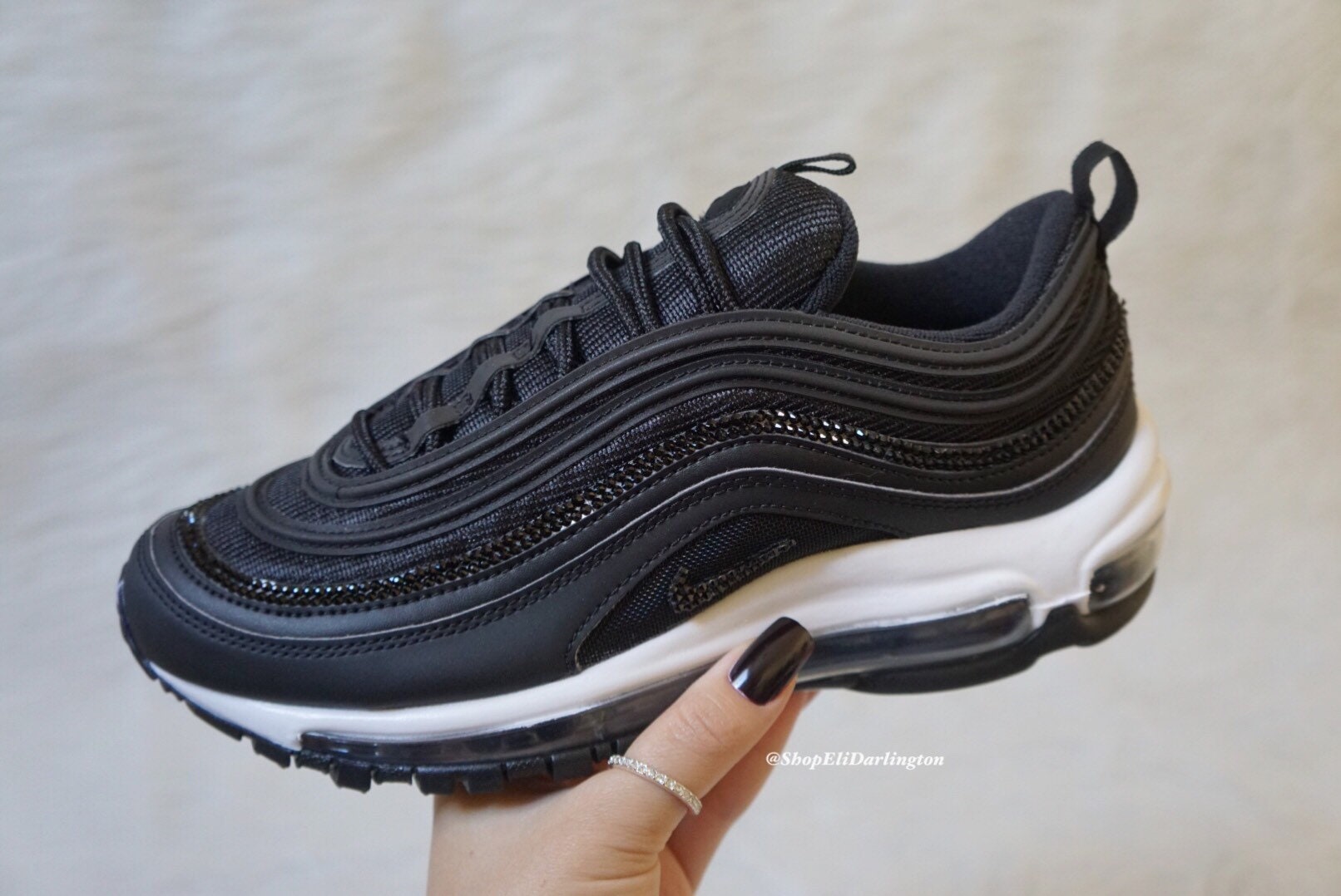 swarovski crystals custom nike air max 97