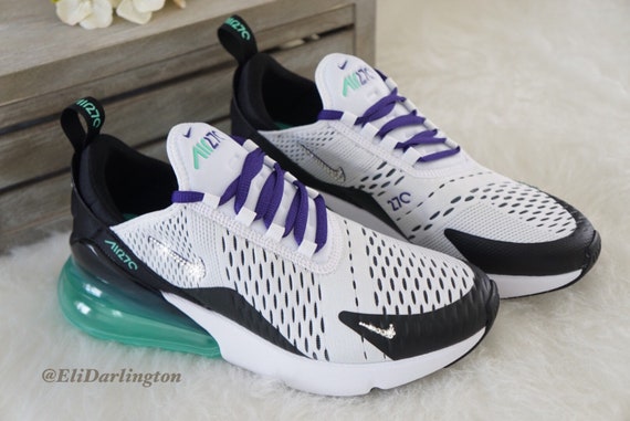 Swarovski Bling Nike Air Max 270 Schuhe in klassischen Silber Swarovski Kristallen gratis Versand im Inland Swarovski Bling Nike Air Max 270 Schuhe in klassischen Silber Swarovski Kristallen gratis Versand im Inland
