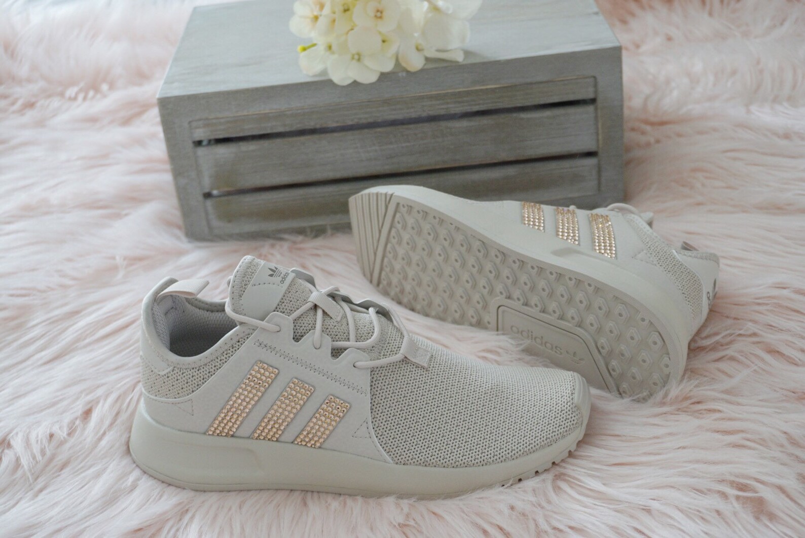 Adidas Originals XPLR Girls Womens Casual Shoes With Gold Etsy