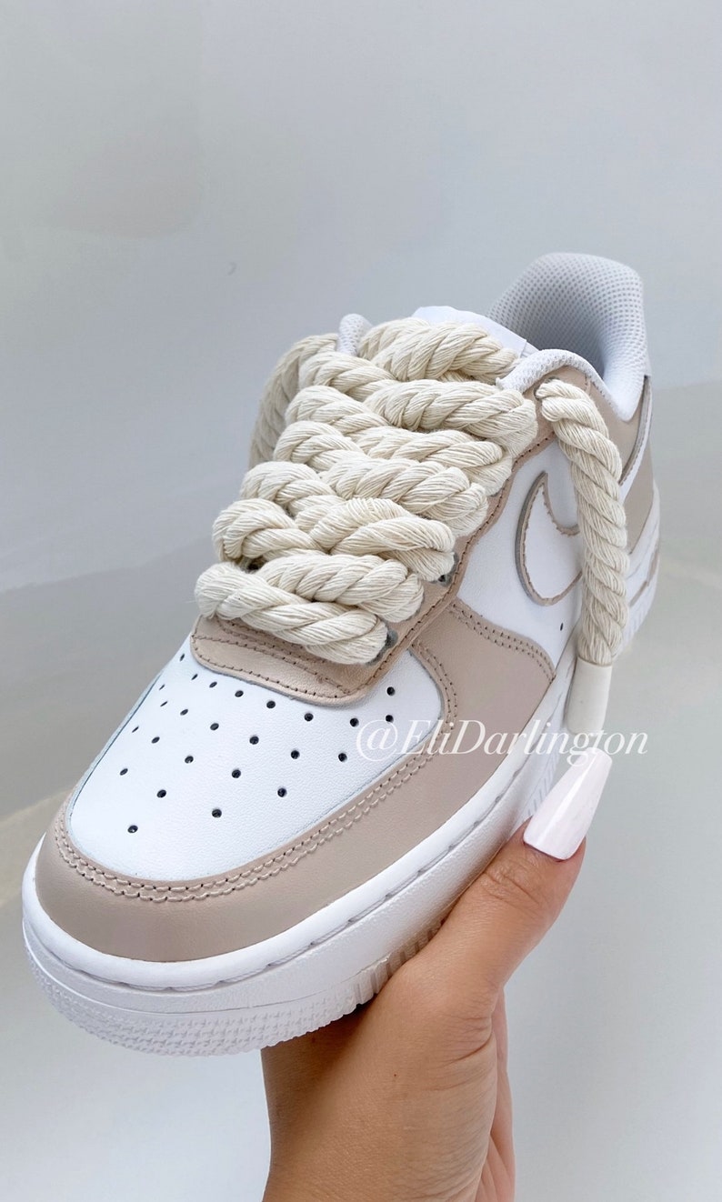 Rope Shoelace Thick Lace AF 1s Rope Shoelace Sneaker Etsy