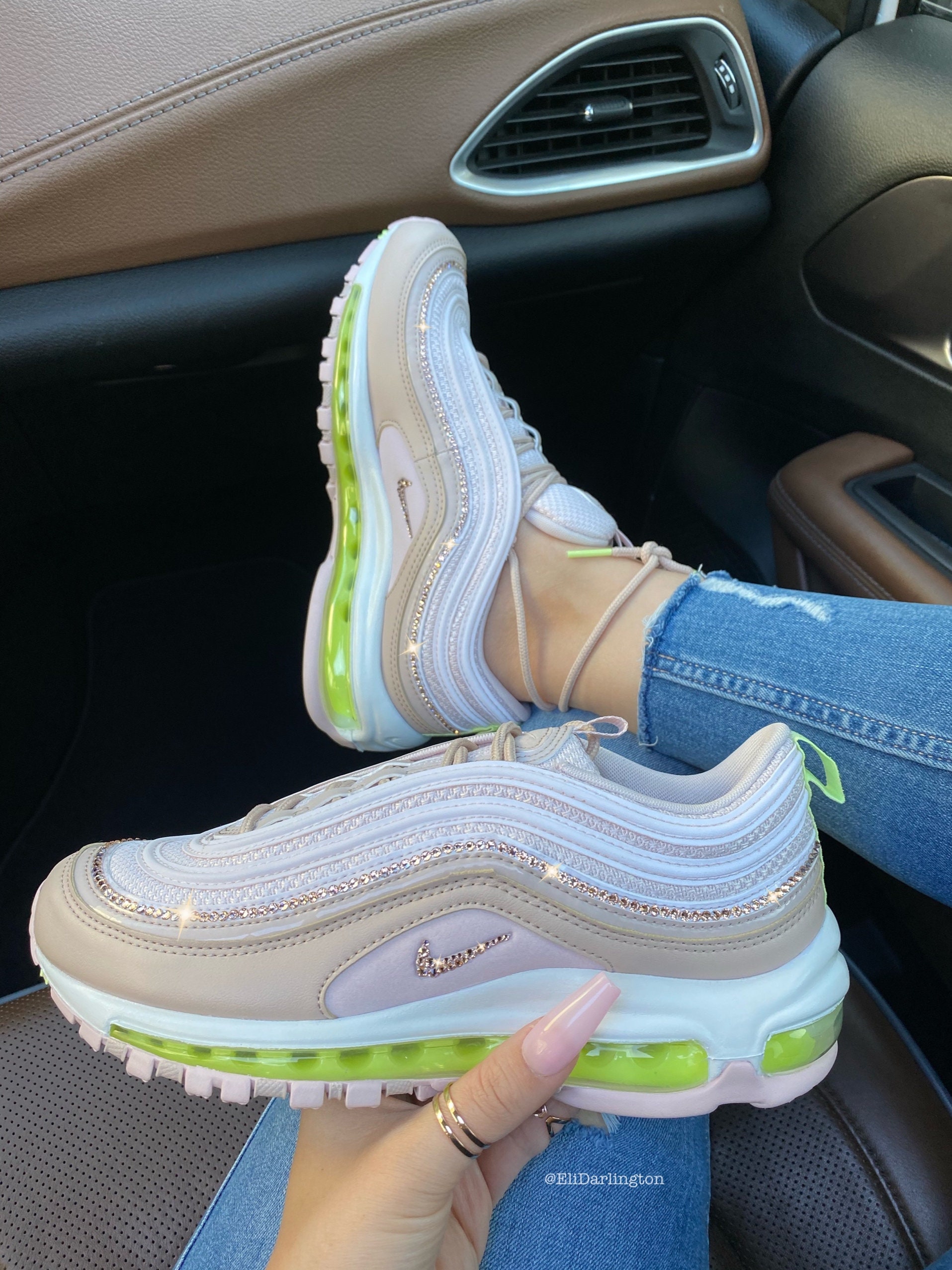 air max 97 swarovski rose