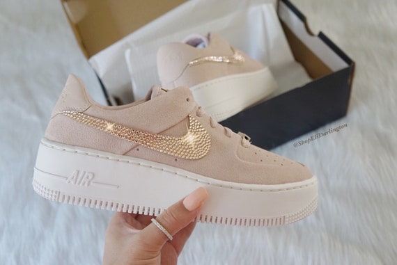 womens nike air force 1 rose gold