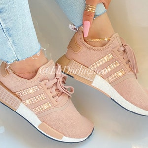 Women's Adidas NMD With Rose Gold Swarovski Crystals - Etsy