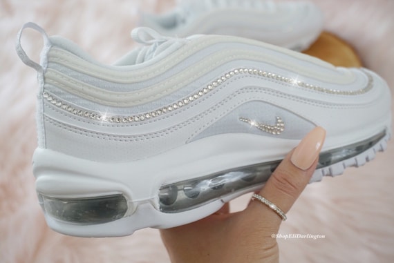 Waterig fossiel Tot ziens Swarovski Crystals Custom Nike Air Max 97 Sneakers Embellished - Etsy