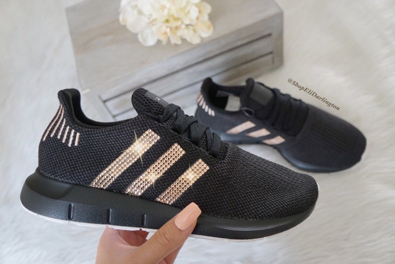 adidas swift black and rose gold