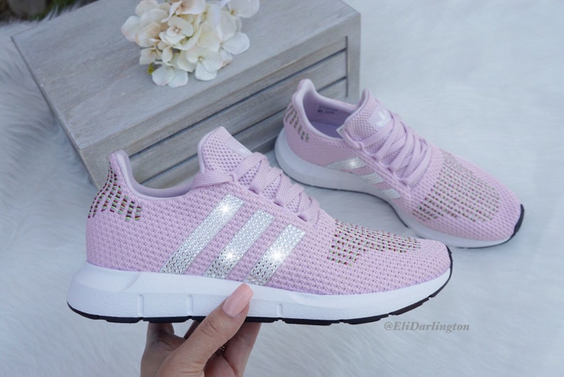 adidas swift run pink and gold